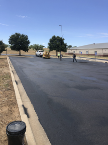 Llano Isd Campus Paving Improvements. Pavement repairs Sealcoating and striping