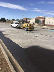 Llano Isd Campus Paving Improvements. Pavement repairs Sealcoating and striping